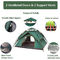 Instant pop-up tenten voor kamperen, 3-4 personen automatische campingtent jaren 60 opstelling