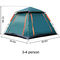 Gemakkelijke Opstellings Waterdichte Familie het Kamperen Tent met Wind Lichtgewicht van Rainfly