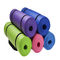 10mm NBR Yoga Pilates Mat Non Slip Home Gym met het Dragen van Riem