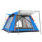 Wind het Kamperen van Glasvezelpool Pop Omhooggaande Tent 240x240x156cm 3 4 Persoon Één Slaapkamer