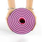 3D Stereo Dubbele Mat 6mm van de Kleurentpe Yoga Purple sneed fijn Waterdicht Patroon